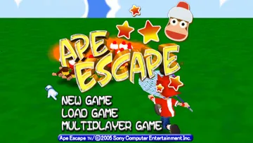 Ape Escape (EU) screen shot title